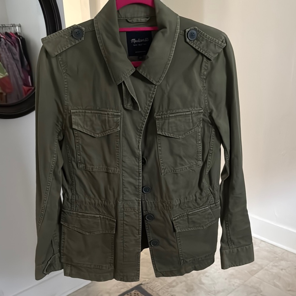 Madewell Green Utility Jacket